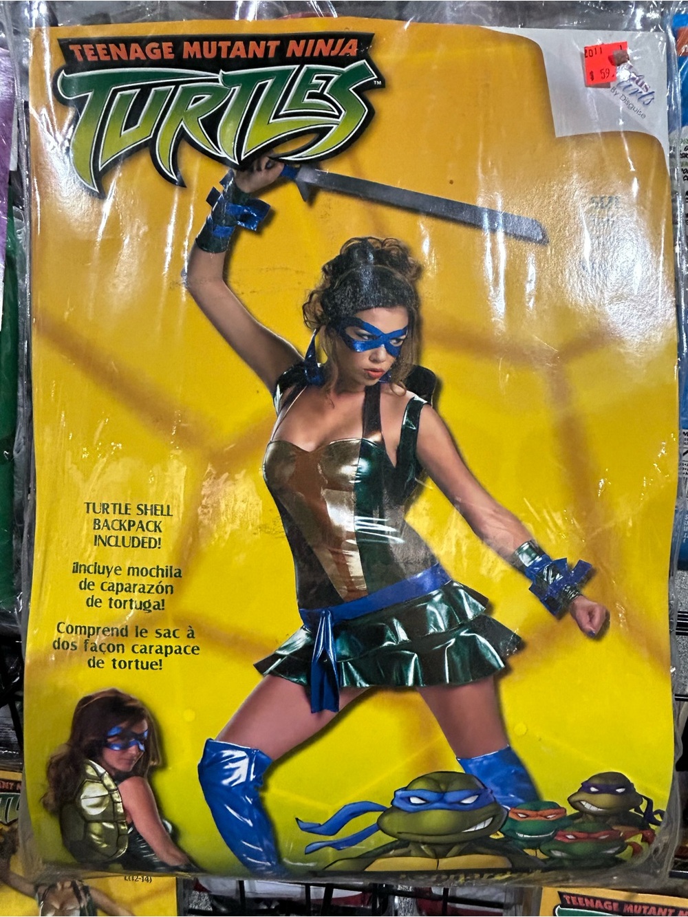 Disguise Teenage Mutant Ninja Turtles Women Blue & Green Costume